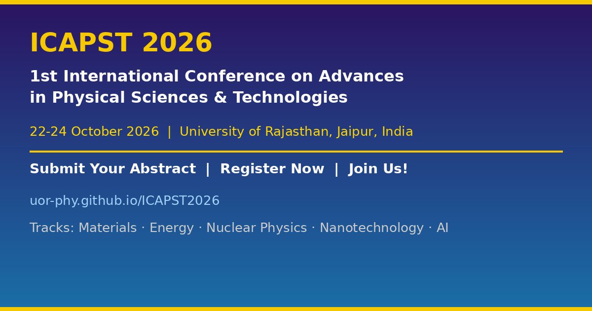 ICAPST 2026 – Home